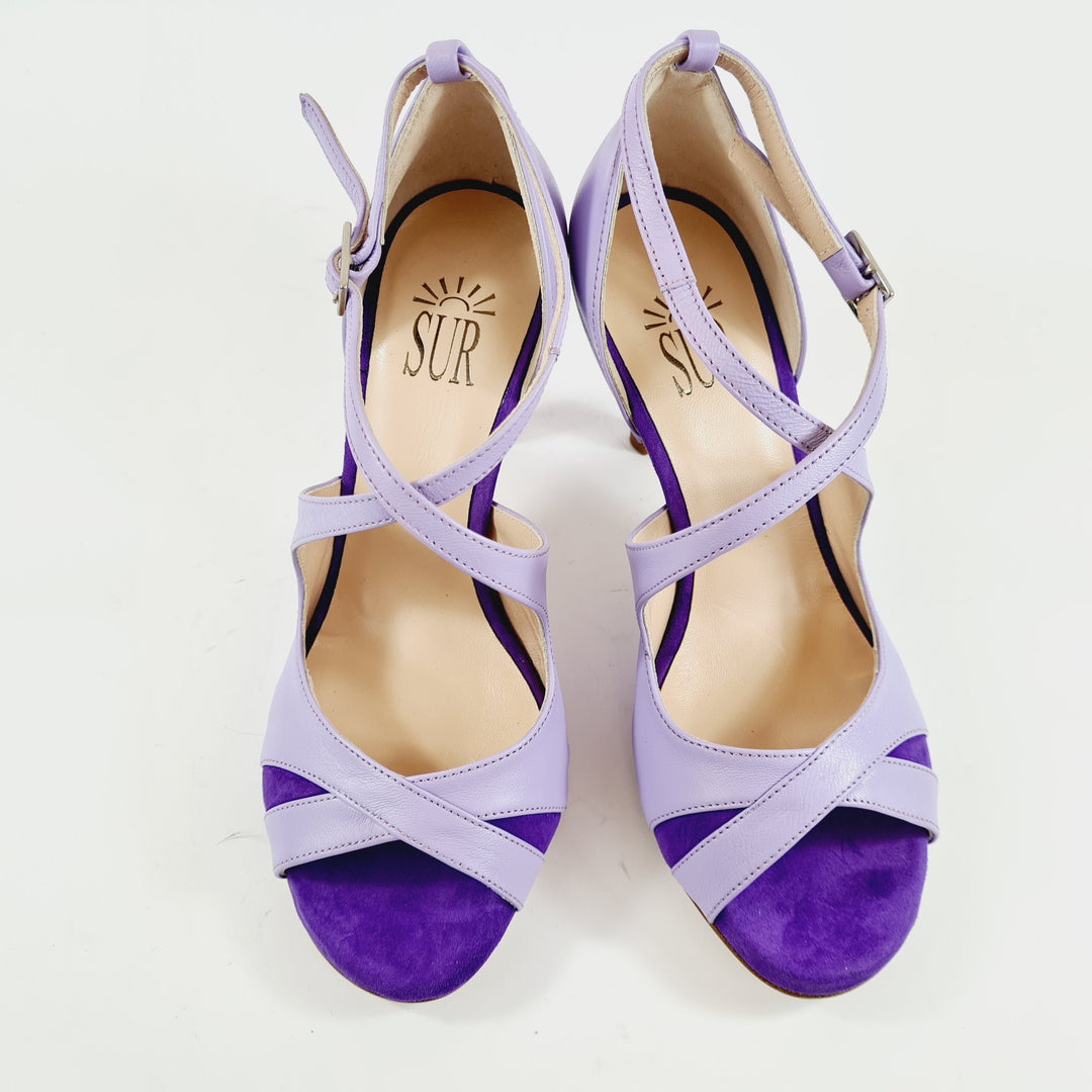 FARAH 2 Nappa Wisteria heel 8