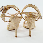 GRACE Gold Glitter Print Heel 10