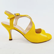 DITA  Nappa Giallo   tacco 7