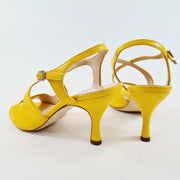 DITA  Nappa Giallo   tacco 7