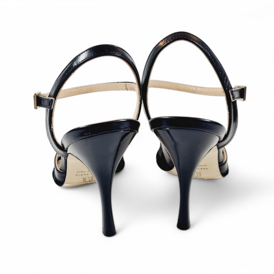 GILDA-TURANDOT Rete Pois Nero tacco 8