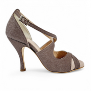 FARAH 2 Glitter Brown tacco 9