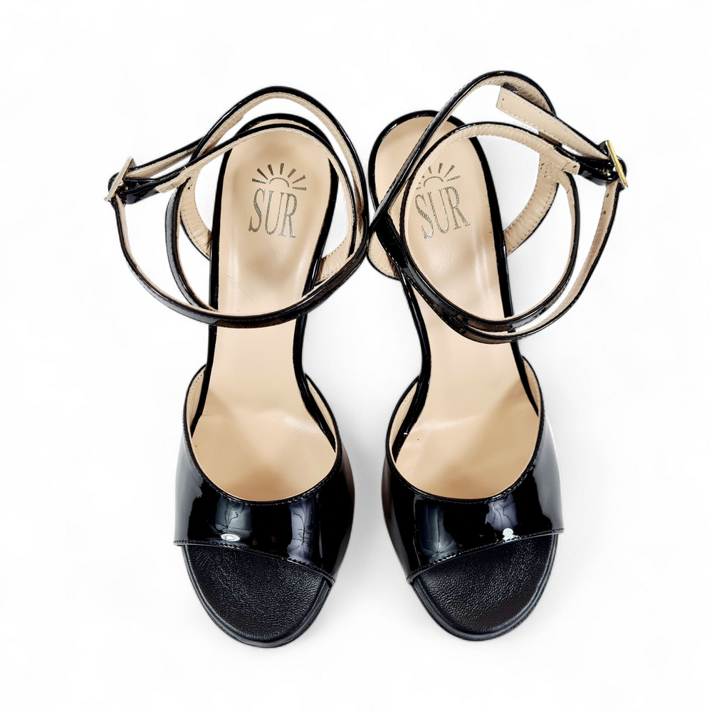 GRACE  Vernice Nero tacco 8