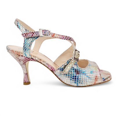 DITA-F Tessuto Stampato Primavera Tacco 7