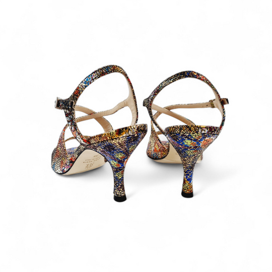 DITA  Tessuto Fantasia Barocco   tacco 7