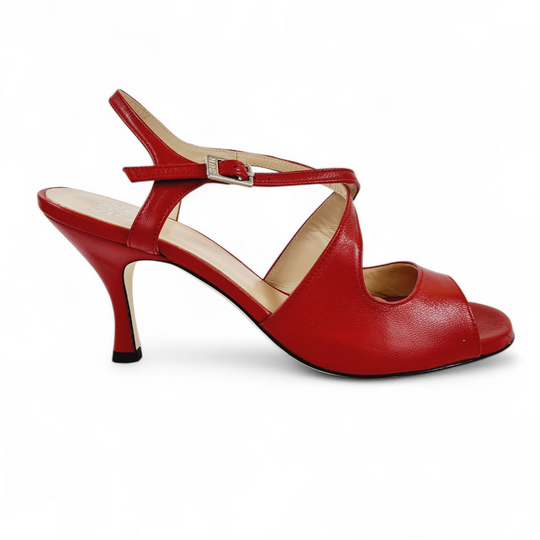 DITA  Nappa Rosso tacco 7