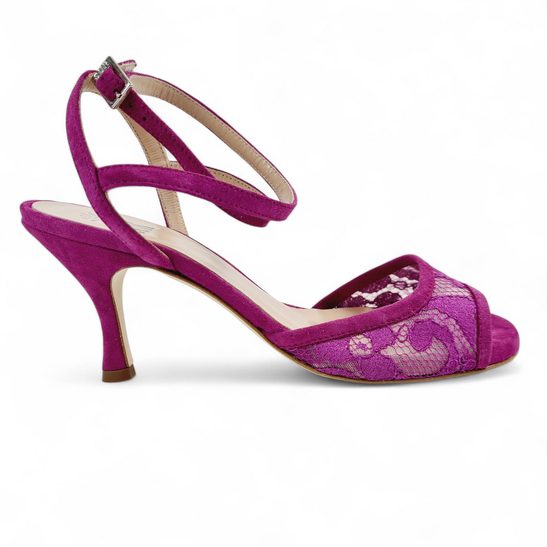 FEMME  Pizzo Fuxia  tacco 7