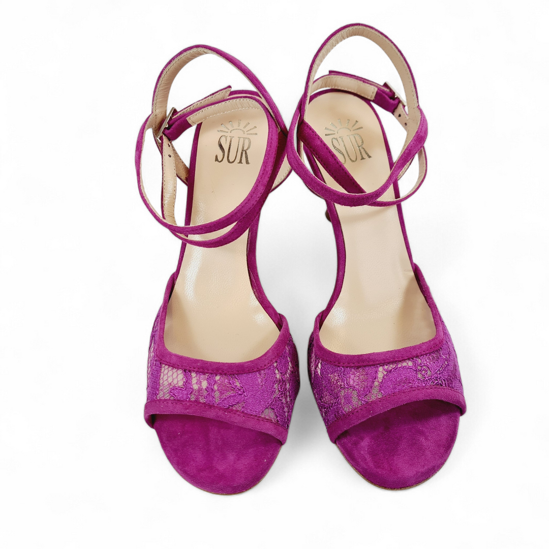 FEMME  Pizzo Fuxia  tacco 7