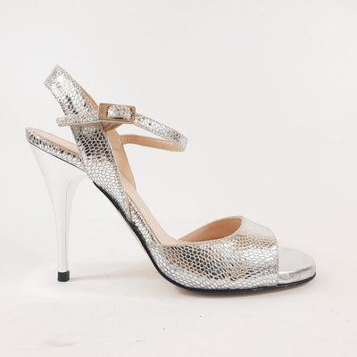 KIKA Vipera Silver heel 10