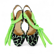 PALOMA Green Giraffe heel 10