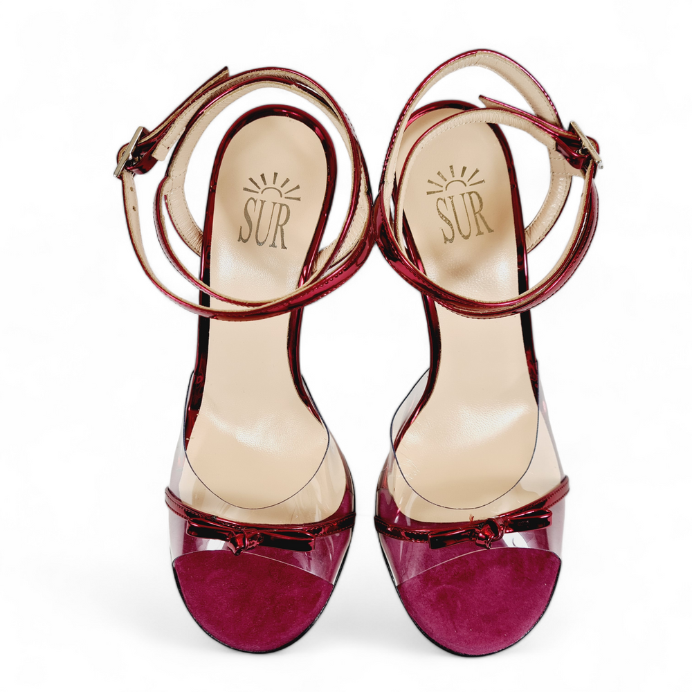 MAGALINA  PVC  Specchio  vino   tacco 9
