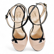 MUSIDORA Nappa Nude- Black heel 9