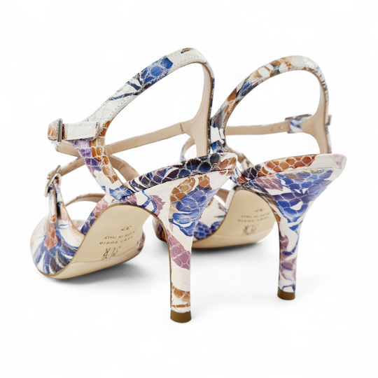 DITA-F Stampa Bianco Multi Color tacco 8 BO