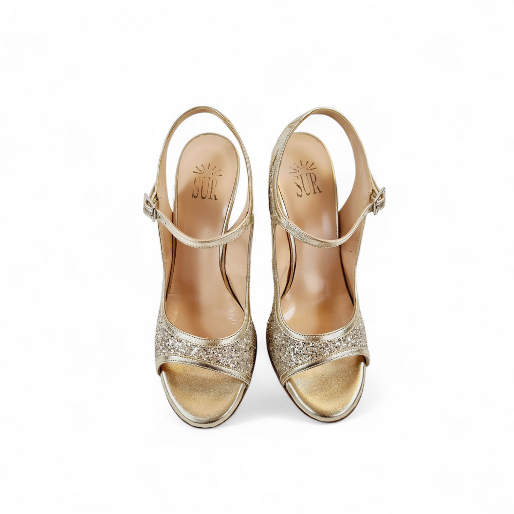 BEATRIZ Glitter Platino  Tacco 10