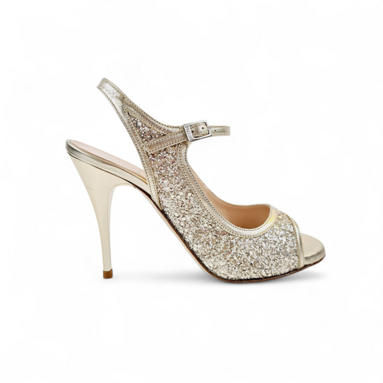 BEATRIZ Glitter Platino  Tacco 10