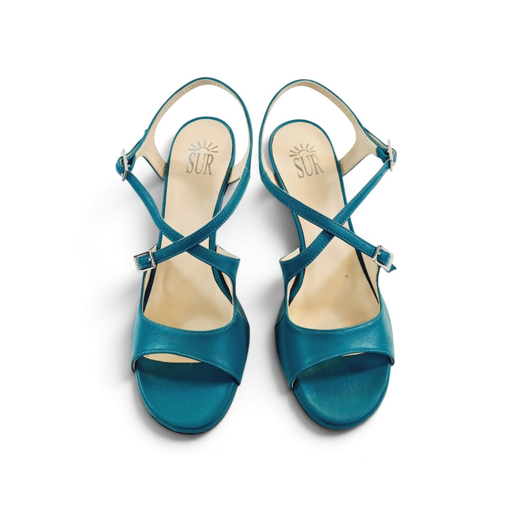 DITA-F    Nappa Verde  tacco 7
