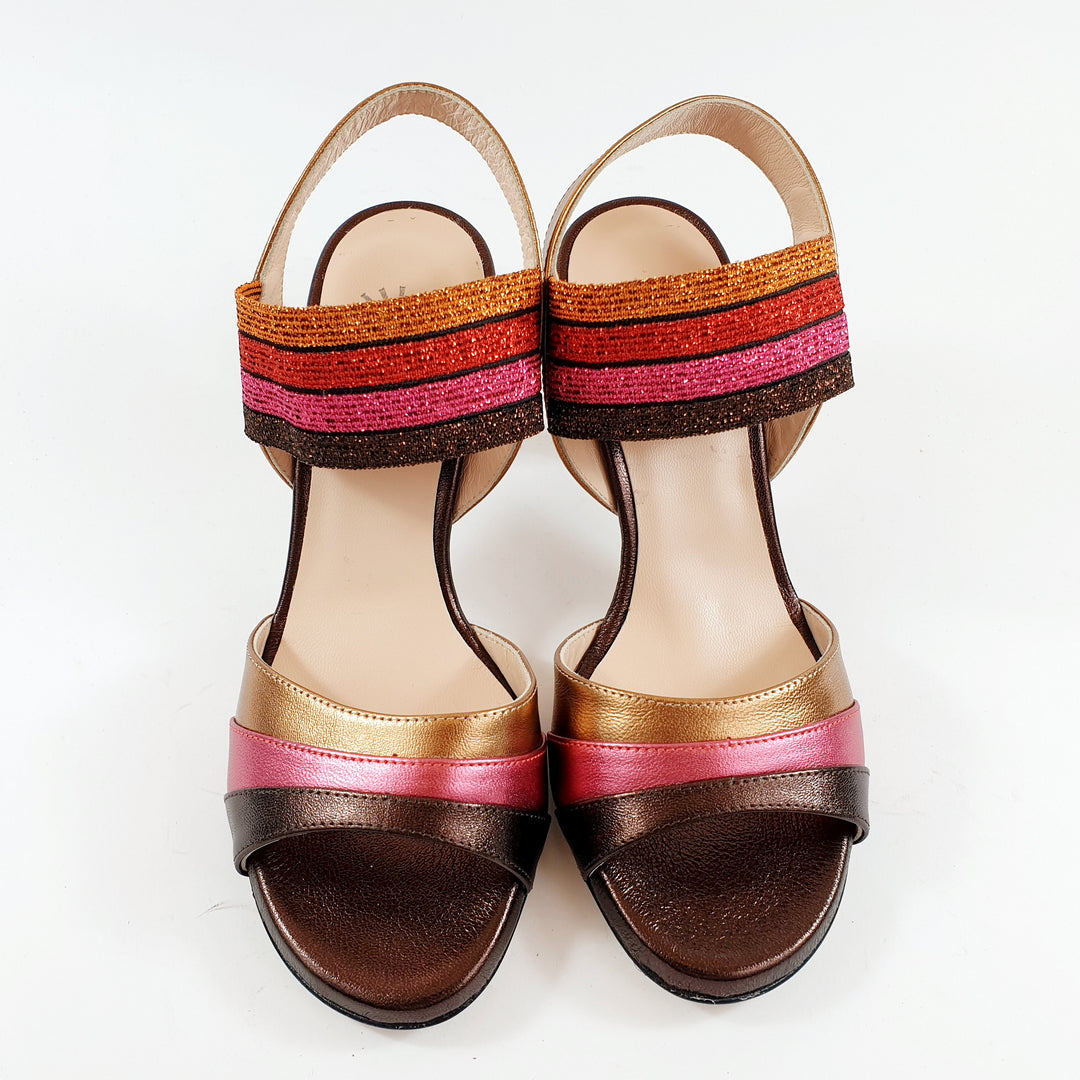 MALAGUENA - MARISOL  Laminato Multi Fuxia  t.d.m. tacco 8