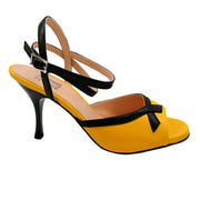 MUSIDORA  Nappa Giallo Nero tacco 8