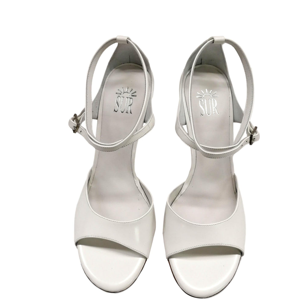 ANAIS Abrasive White Heel 8