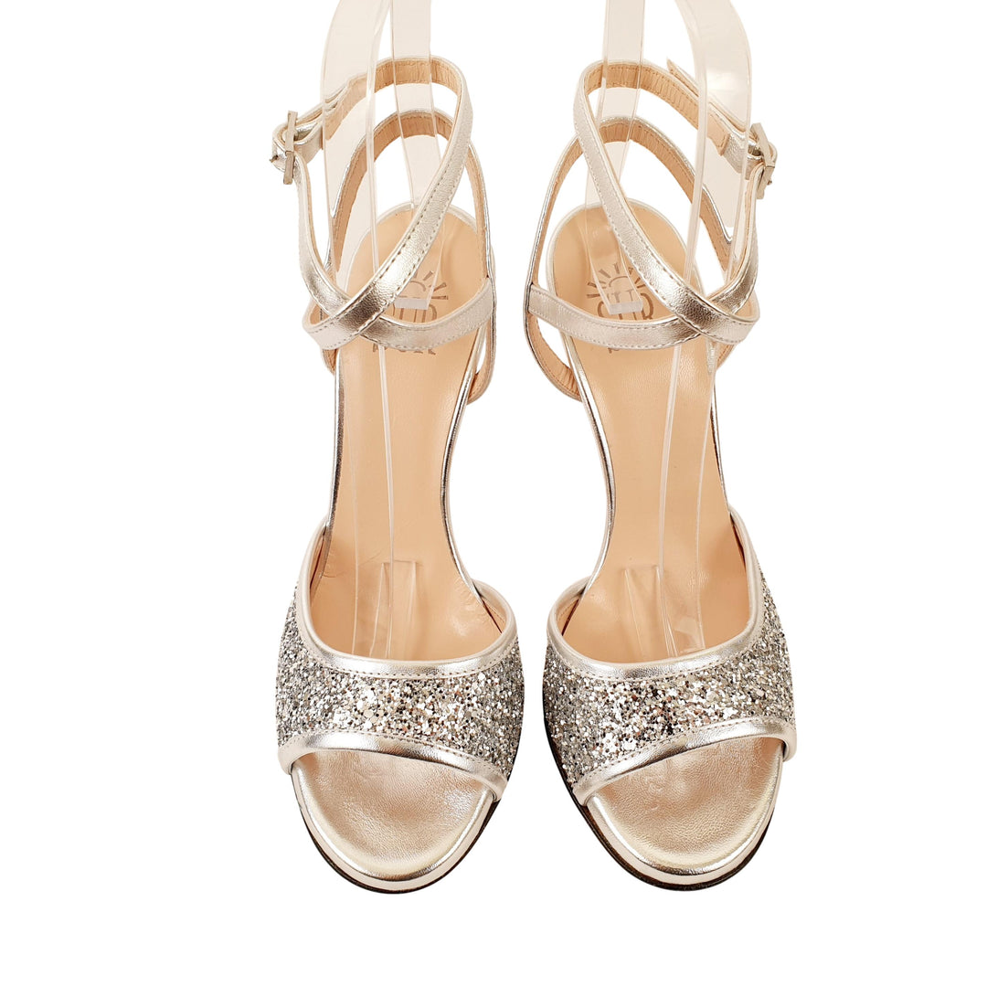 FEMME  Laminato Argento Glitter Argento  tacco 10