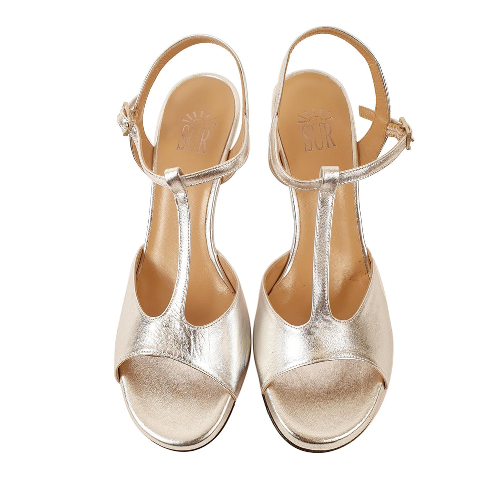 GILDA Silver Laminate Heel 7
